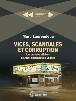 cover image of Vices, scandales et corruption